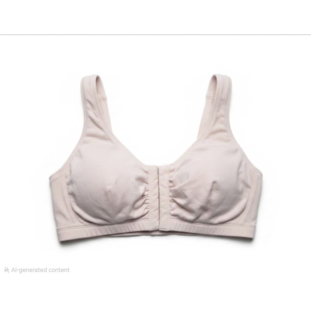 Fruit of the Loom Women’s Front‑Close Comfort Sport Bra Blushing Rose 36